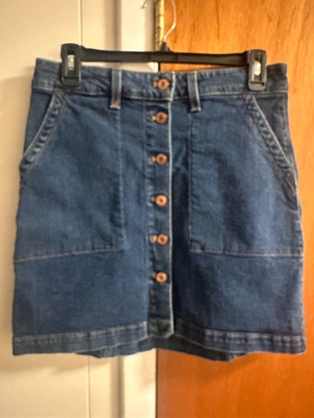 J. Crew Mercantile Denim Skirt - Size 6